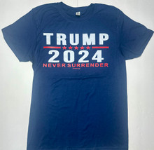 DONALD TRUMP 2024 - NEVER SURRENDER - MEN'S T-SHIRT