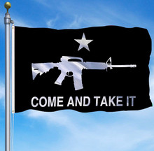 Come And Take It - Black 3 x 5 Foot Flag With Grommets