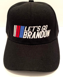 Let's Go Brandon - Black Adjustable Ball Cap / Hat