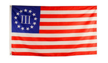 Betsy Ross Nyberg 3% III% - 3 x 5 Foot Flag With Grommets