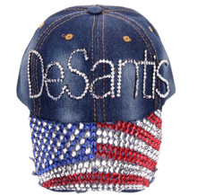 Ron DeSantis 2024 USA Quality Bling Hat / Cap