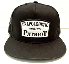 Unapologetic Patriot - Flatbill Trucker Hat / Ball Cap / Hat