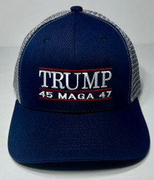 TRUMP 45 MAGA 47 - PRESIDENT DONALD TRUMP - High Quality Ball Cap / Hat