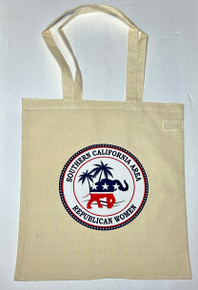 SCARW Logo - Southern California Area Republican Women Cotton Tote Bag