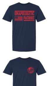 Unapologetic Patriot Flag Design - Men's Quality T-Shirt