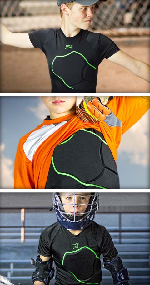 McDavid HEX Chest Protector, Heart Guard Sternum Protection Padded