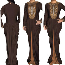 Kaftan Maxi Dress Evening Gowns Evening Dresses Wedding Dress Cocktail Plus size 5517