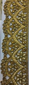 USA SELLER!! Trim by The Yard Costume Trim Decorative Ribbon Metallic Ribbon Bea