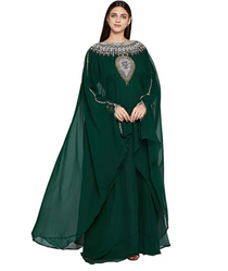  Women Dubai Farasha Kaftan Long Sleeves Evening, Party, Wedding Dress 03