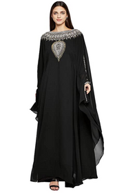 Women Dubai Farasha Kaftan Long Sleeves Evening, Party, Wedding Dress 04