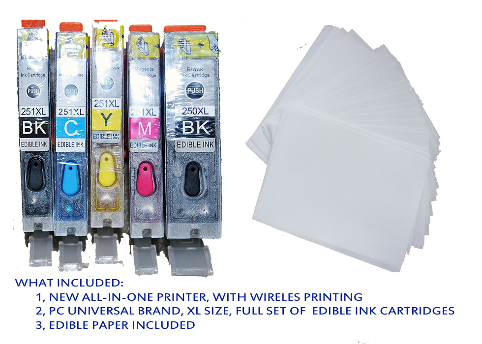 pc universal edible printer bundle