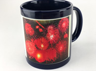 2-Piece Blue Luminous Coffee Mugs, Pre-coated and Ready for Sublimation