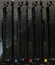 4 PCS HP OEM HP 201A CF400A/CF401A/CF402A/CF403A Introductory toner cartridges