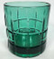 Vintage Green Tartan Plaid Rock Glasses Anchor Hocking Set of 8 single