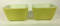 Vintage Pyrex Refrigerator Dishes Yellows Set of 5 two small