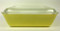 Pyrex Refrigerator Dish with Cover Yellow Set of 2