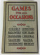 Games for All Occasions by Mary E Blain 1923