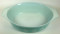 Vintage Pyrex oval casseroles cover turquoise snowflakes top