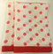 Vintage Kitchen Towels Red Pink Polka Dots Set of 2