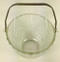 Vintage Art Deco Glass Ice Bucket Top