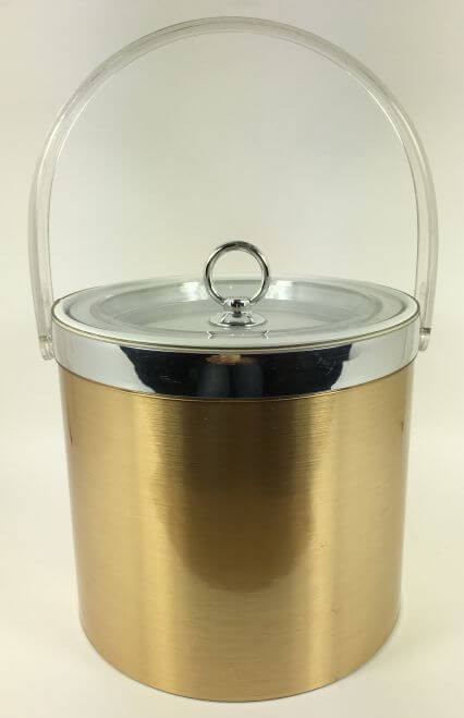 Vintage George Briard Ice Bucket Gold