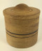 Vintage Round Wood Salt Cellar Box