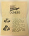 Vintage Gunstock Walnut Wood Chip Dip Server Info Card