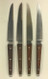 Vintage Steak Knives Ekco Flint set of 4