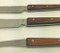 Vintage Knife Knives Carving Slicing Chefs Serving Meat Fork Ekco Flint Full Tang