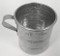 Vintage Aluminum Liquid Measuring Cup Top