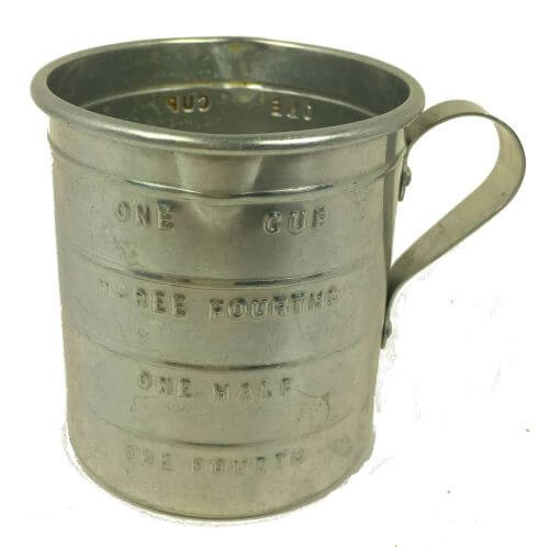 Vintage Aluminum Liquid Measuring Cup