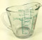 Vintage Worlds Greatest Mom Measuring Cup Pink Teal Glass