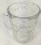 Vintage Glass Measuring Blender Chopper Container Cups Pamco Side