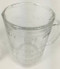 Vintage Glass Measuring Blender Chopper Container Cups Pamco Set of 2