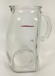 measuring glass cups pitcher beater footed jar container round spout beaker oz cup