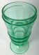 Vintage Green Blue Depression Glass Soda Fountain Sundae Vase