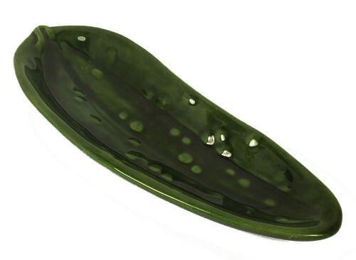 Vintage Cucumber Serving Dish