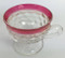 Vintage Diamond Point Punch Cups Indiana Glass Handle