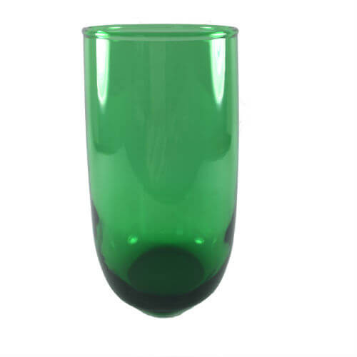 4 Emerald Green Tumblers These elegant glasses covered in a emerald green spiral will add a handcrafted touch to your kitchen decor. emerald green tumblers set of 4