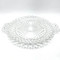 Vintage Handled Cake Plate Depression Glass Waterford Clear Anchor Hocking