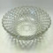 Vintage Depression Glass Waterford Clear Anchor Hocking Large Fruit Serving Bowl Waffle