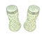 Vintage Depression Glass Waterford Clear Anchor Hocking Salt Pepper Shaker Set