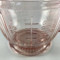 Vintage Pink Depression Glass 2 cup measuring cup Queen Mary or Old Colony Pattern detail