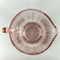 Vintage Pink Depression Glass 2 cup measuring cup Queen Mary or Old Colony Pattern top view