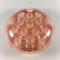 Vintage Pink Glass Flower Frog Top View