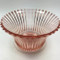 Vintage Pink Depression Glass Flared Bowl Queen Mary by Hocking