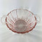 Vintage Pink Bowl with Handles Old Cafe Anchor Hocking 1930s