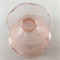 Vintage pink depression glass sherbet champagne coupe cherry blossoms pattern 1930s foot