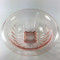 Vintage Pink Glass Mixing Bowls Set of 4 Hazel Atlas top view
