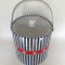 Vintage Patriotic Ice Bucket Red White Blue 4th of July